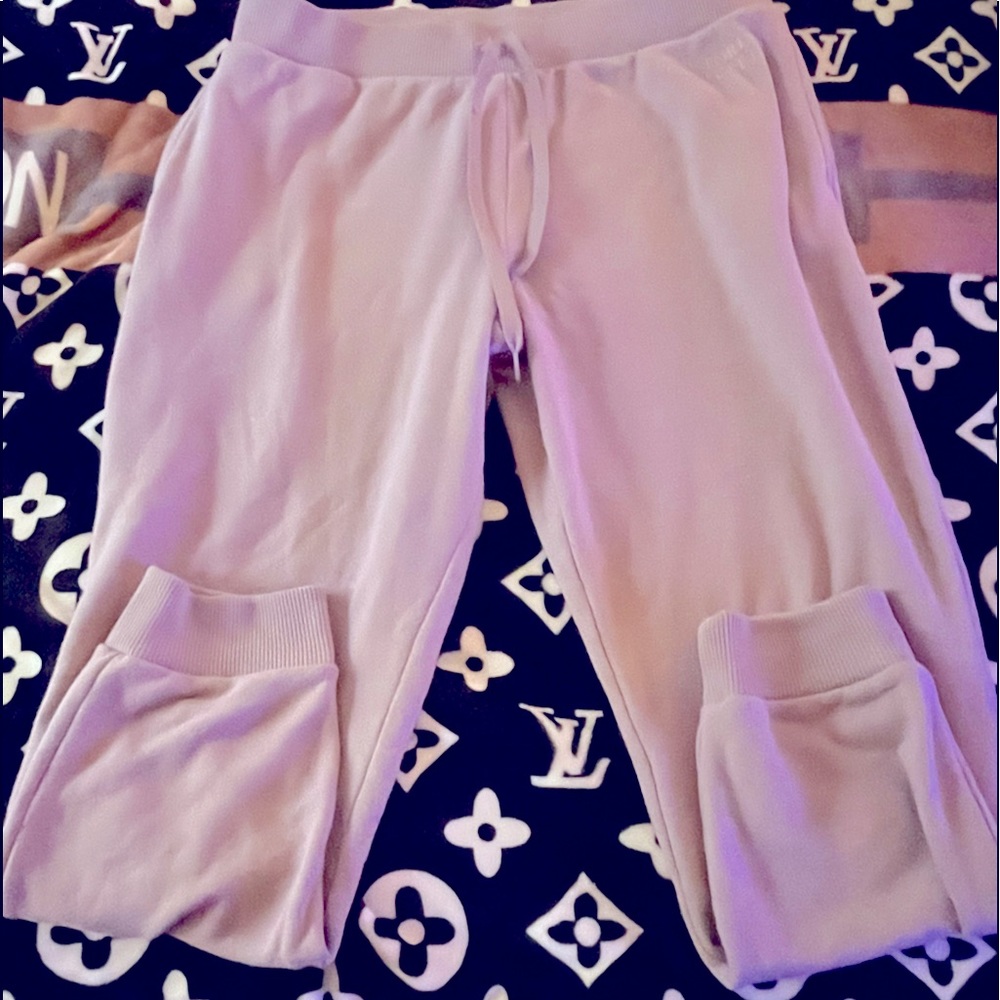 Large Victoria’s Secret joggers.